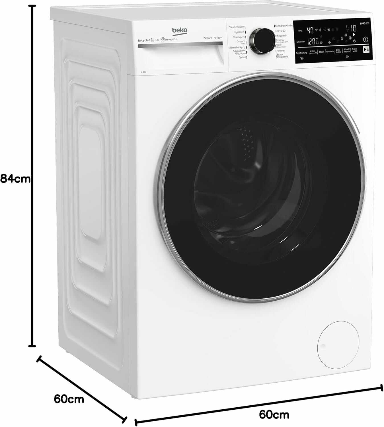 Beko B5WFT78410W bPRO 500 Waschvollautomat 397,99€ statt  518,95€