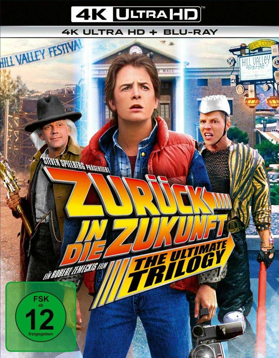 Zurück in die Zukunft   Trilogie   4K Blu ray + Blu ray 26,97€ statt  34,99€