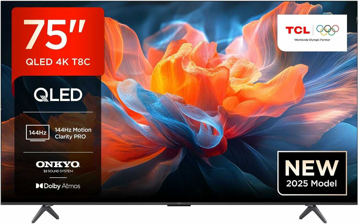 TCL 75T8C 75 Zoll QLED 4K HDR UHD Fernseher 799€ statt  1.038€