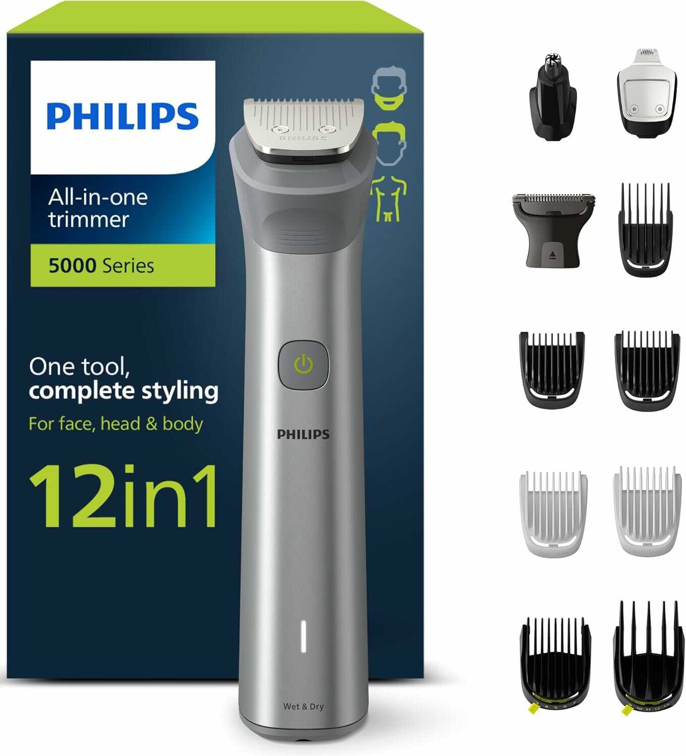 Prime Angebot Philips Multigroom Series 5000 37,99€ statt  57,49€