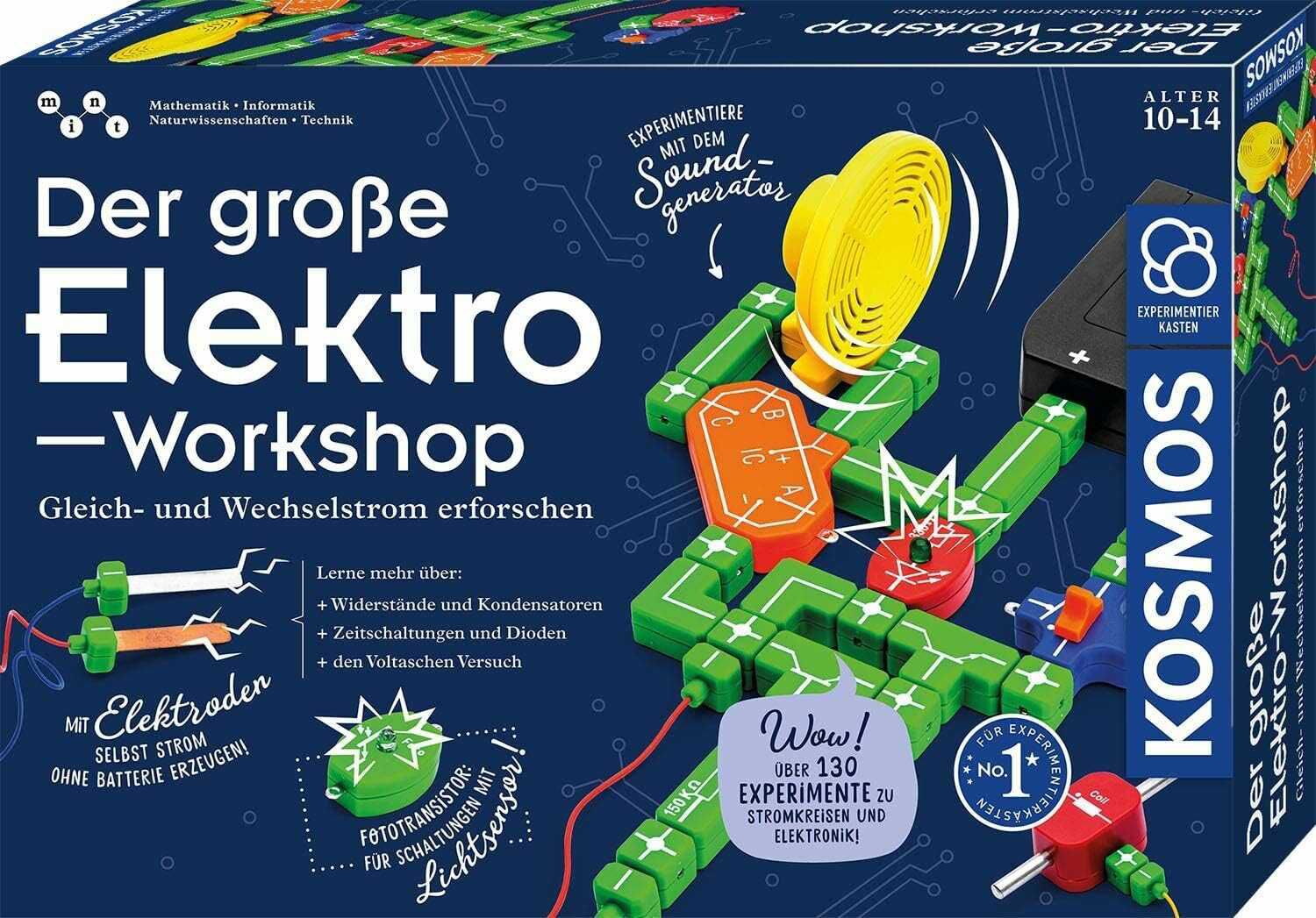 Kosmos 620820 Der große Elektro-Workshop 81,20€ statt 119,99€ Kosmos 620820 Der große Elektro Workshop 81,20€ statt 119,99€