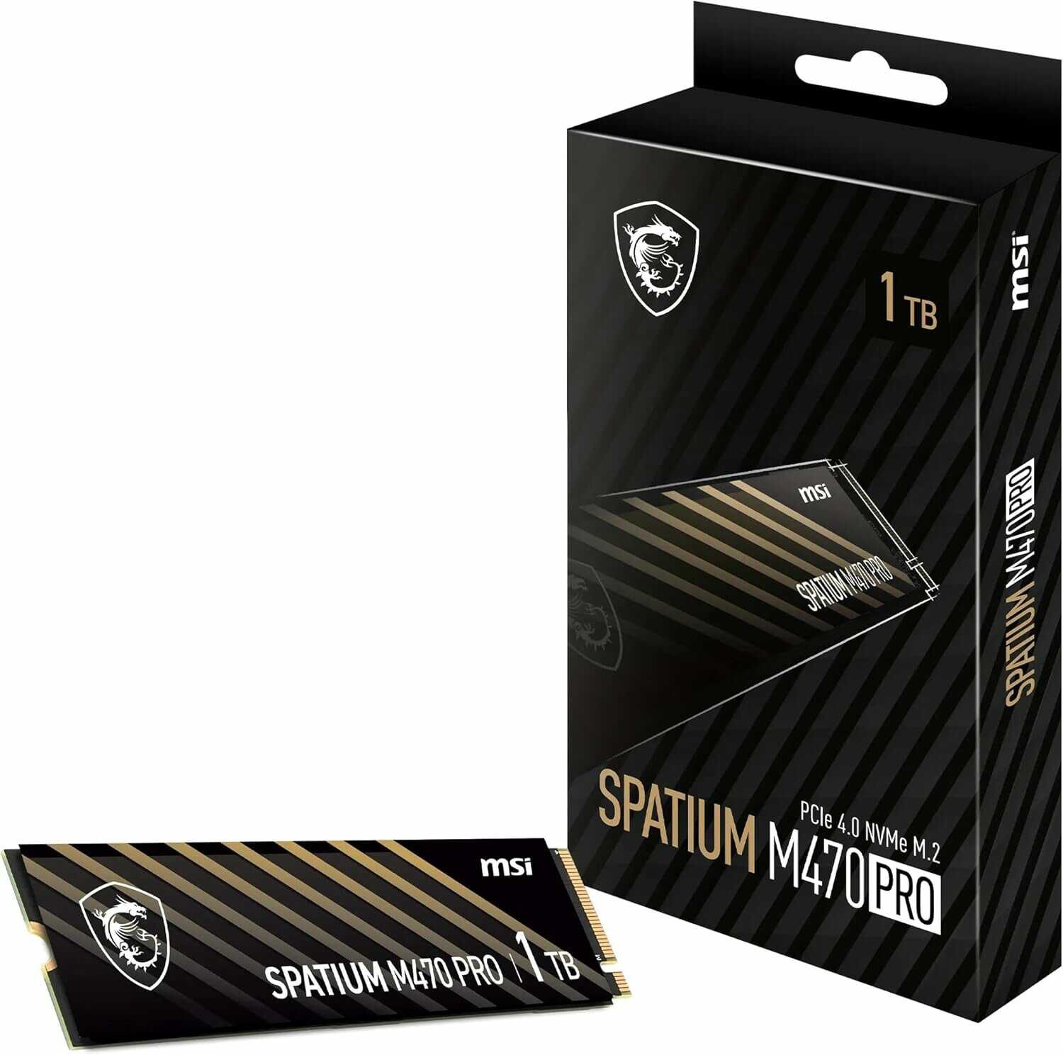 MSI SPATIUM M470 PRO SSD 1 TB – PCIe 4.0 NVMe M.2 54,99€ statt  61,49€