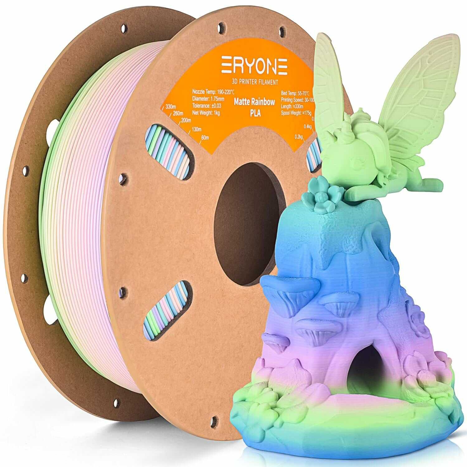 ERYONE Filament PLA Matt Rainbow  15,65€ statt 29,99€