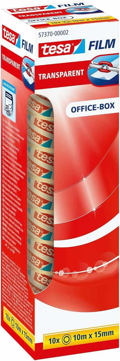 tesafilm Transparentes Klebeband 10er Pack  3,29€  statt 5,08€