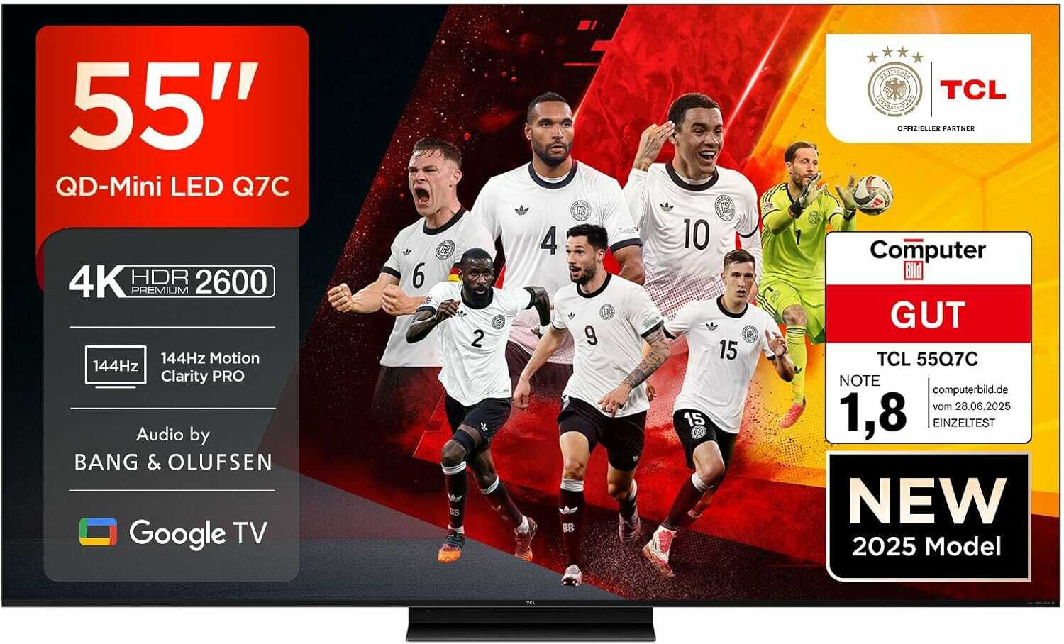 TCL 55Q7C QLED Mini LED Fernseher 379€ statt  585€