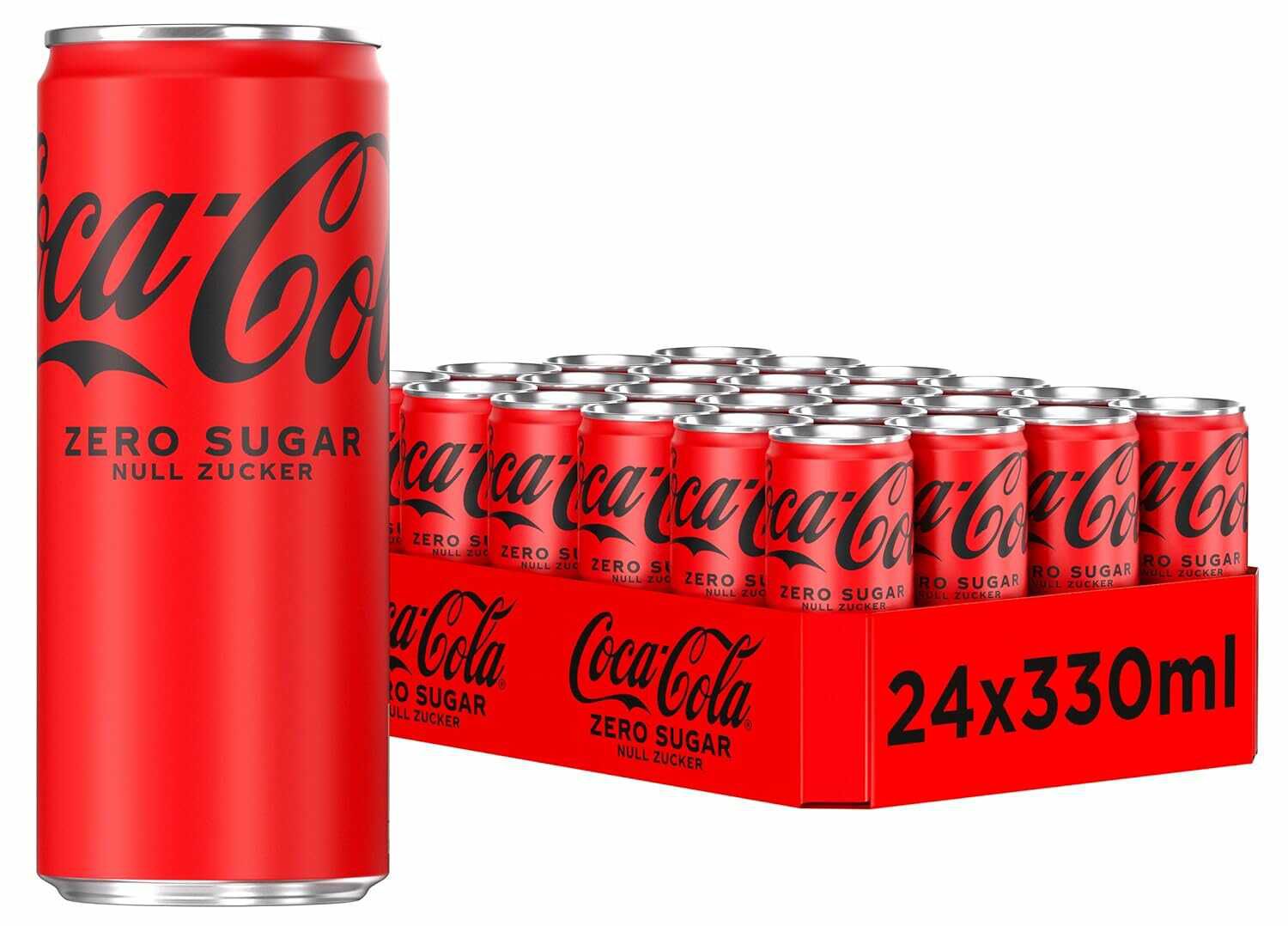 Coca Cola Zero 24x0,33L  16,19€  statt 23,76€