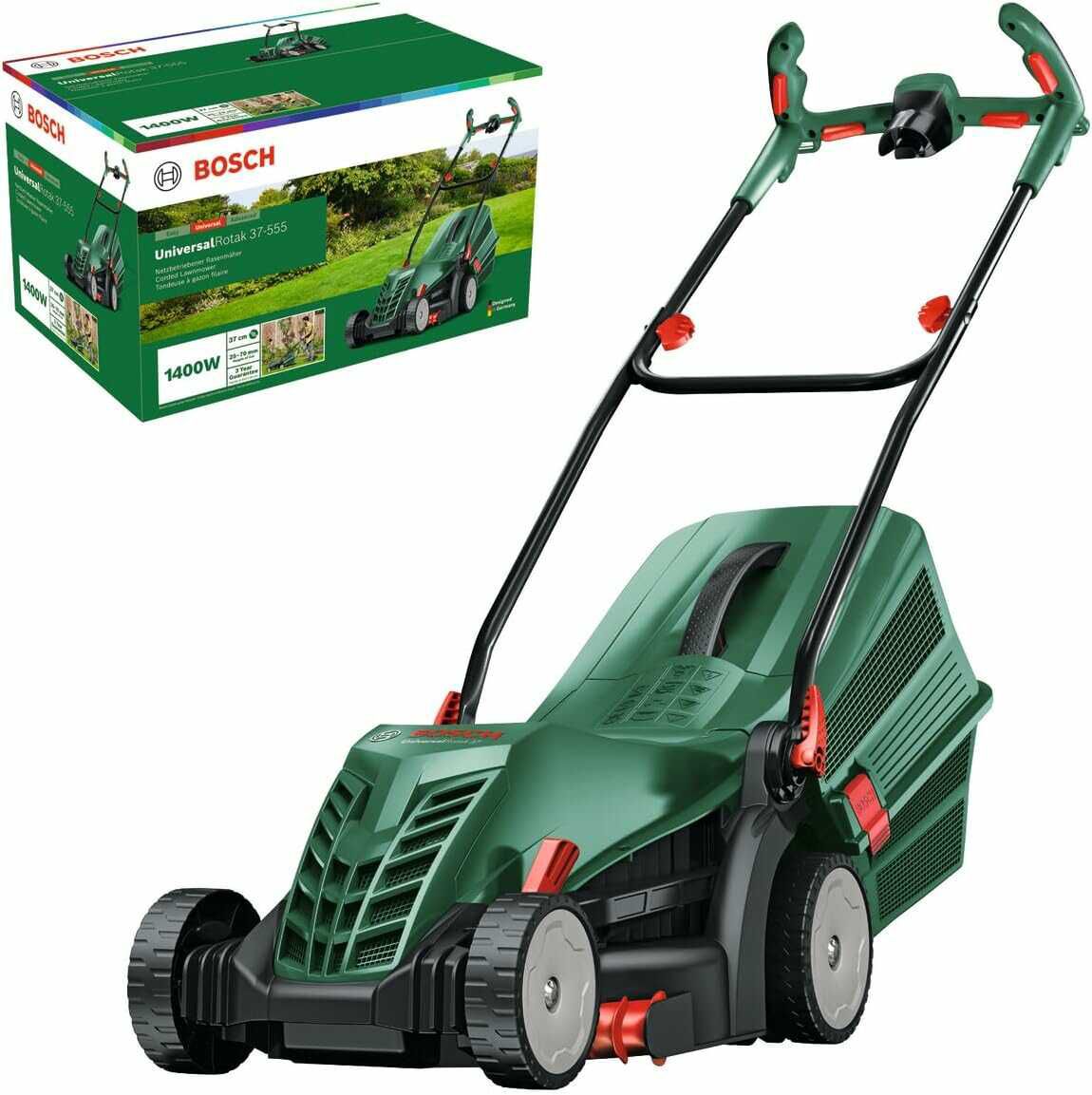 Bosch UniversalRotak 37 555 Elektro Rasenmäher 103,99€ statt  137,20€
