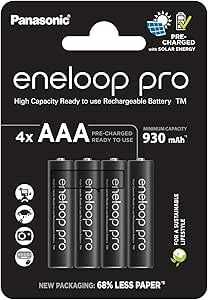 eneloop pro, AAA/Micro NI MH Akku, 4er Pack 13,49€  statt 20,49€