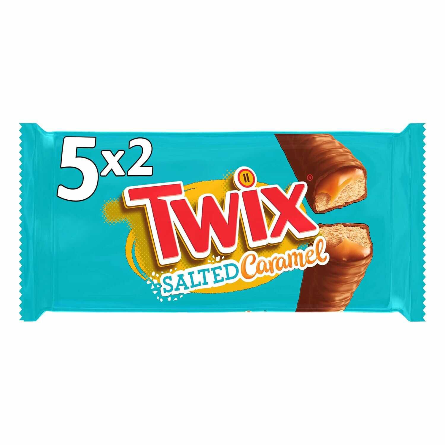 Twix Salted Caramel Schokoriegel, 5 x 46 g 2,59€ statt  3,44€