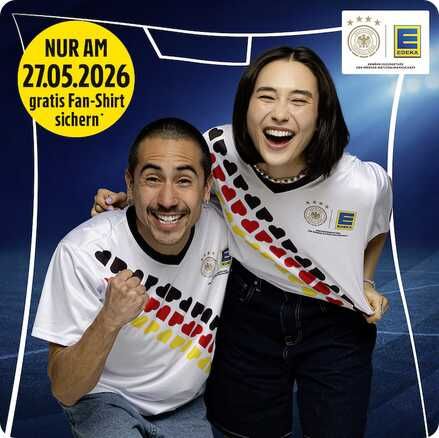Gratis Fan Shirt bei NP/Edeka ab Einkaufswert von 50€ nur am 27.05.26