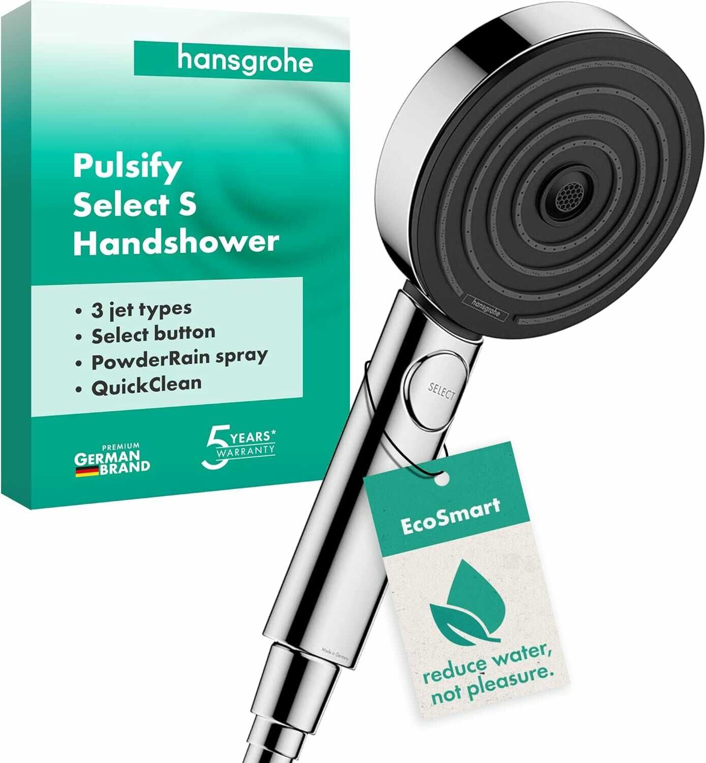 hansgrohe Pulsify Select S Sparduschkopf (6,9 l/min) 27,99€ statt 29,49€