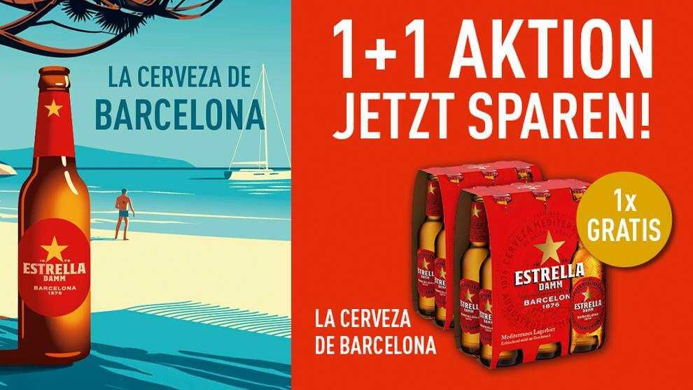 1+1 Aktion ESTRELLA DAMM 1+1 Aktion ESTRELLA DAMM