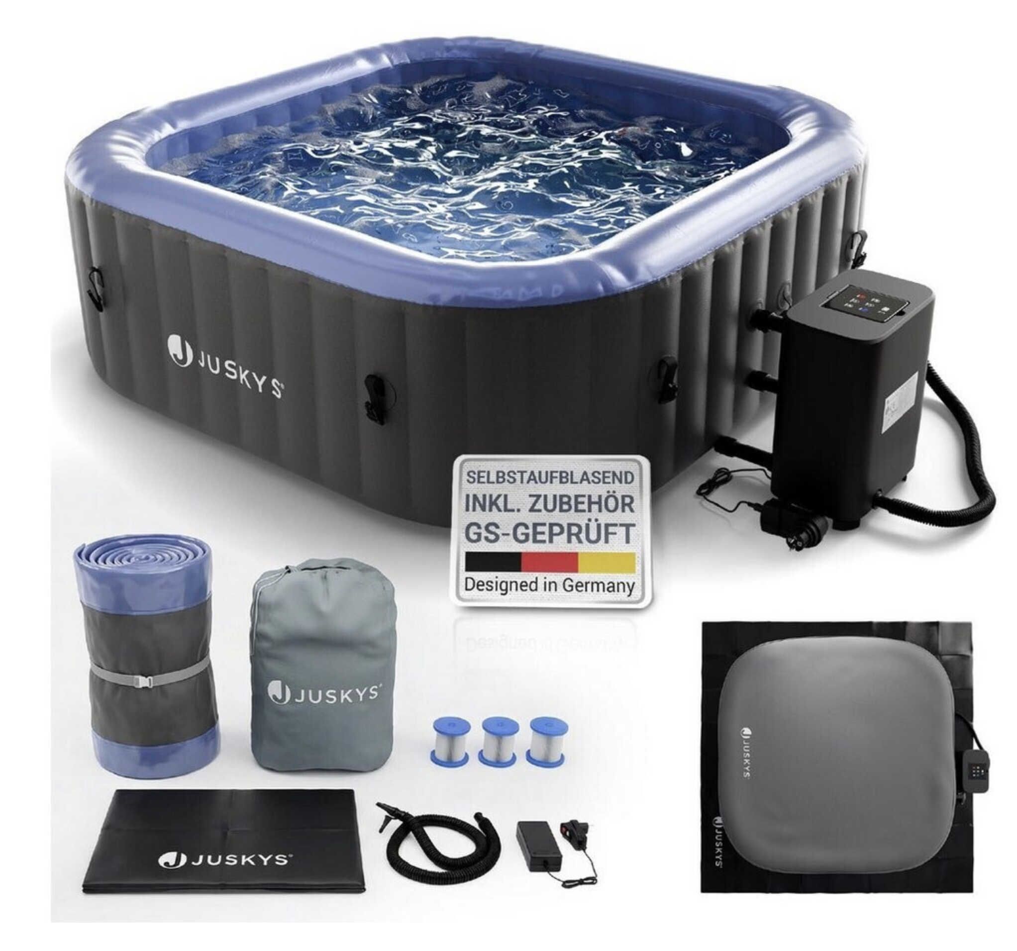 Juskys SpaLuxe Whirlpool (185x185x65 cm) für 329,99€ statt 399,99€ Juskys SpaLuxe Whirlpool (185x185x65 cm) für 329,99€ statt 399,99€