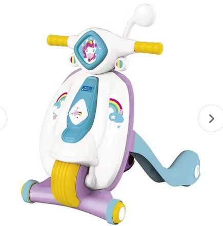 Prime   Clementoni 80515 My Unicorn First Step Scooter Baby Spielzeug Italienisch, Englisch, Französisch, Deutsch, Spanisch, Niederländisch