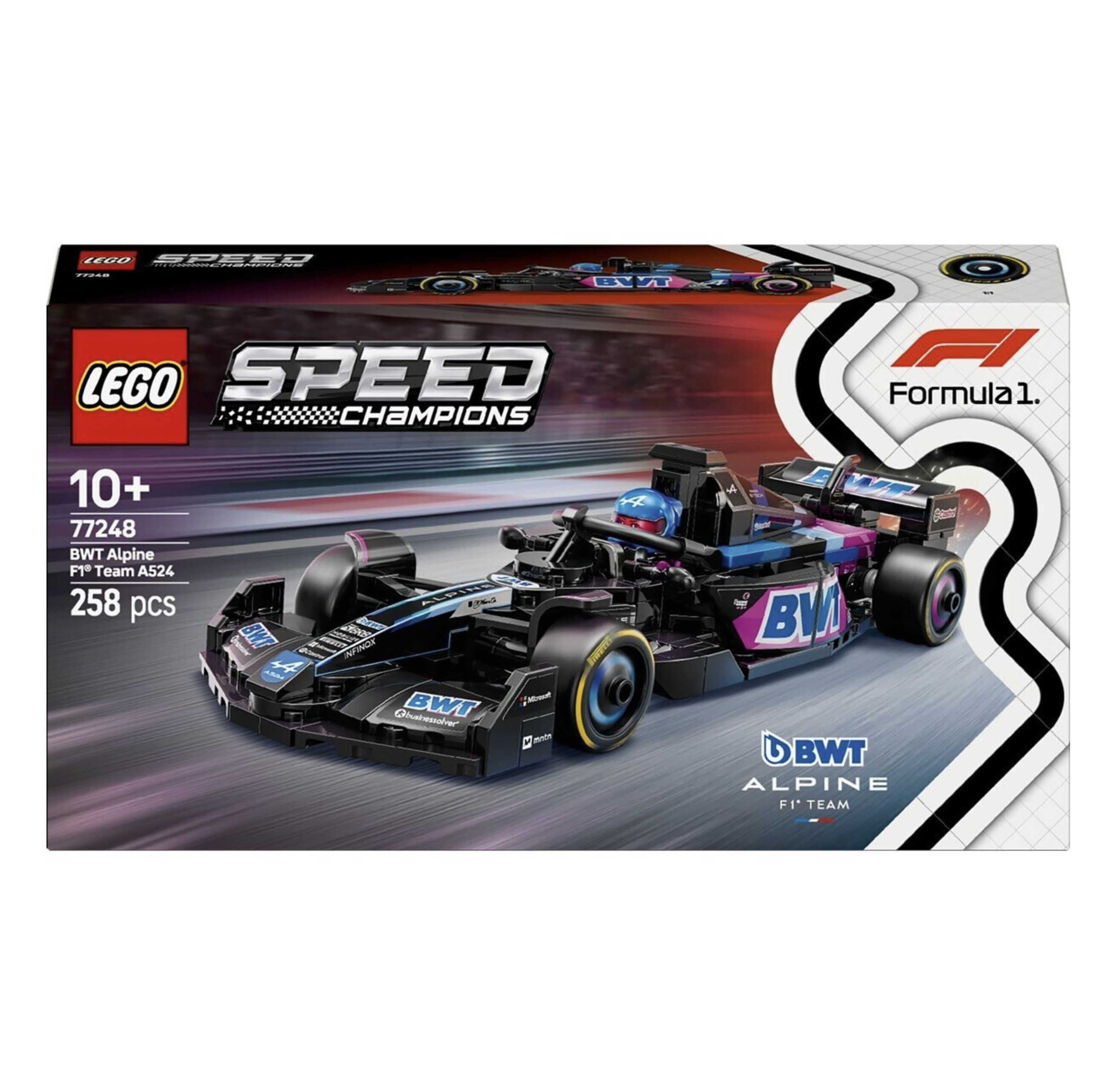 LEGO Speed Champions - BWT Alpine F1 Team A524 Rennauto (77248) für 16,99€ statt 20,99€ LEGO Speed Champions BWT Alpine F1 Team A524 Rennauto (77248) für 16,99€ statt 20,99€