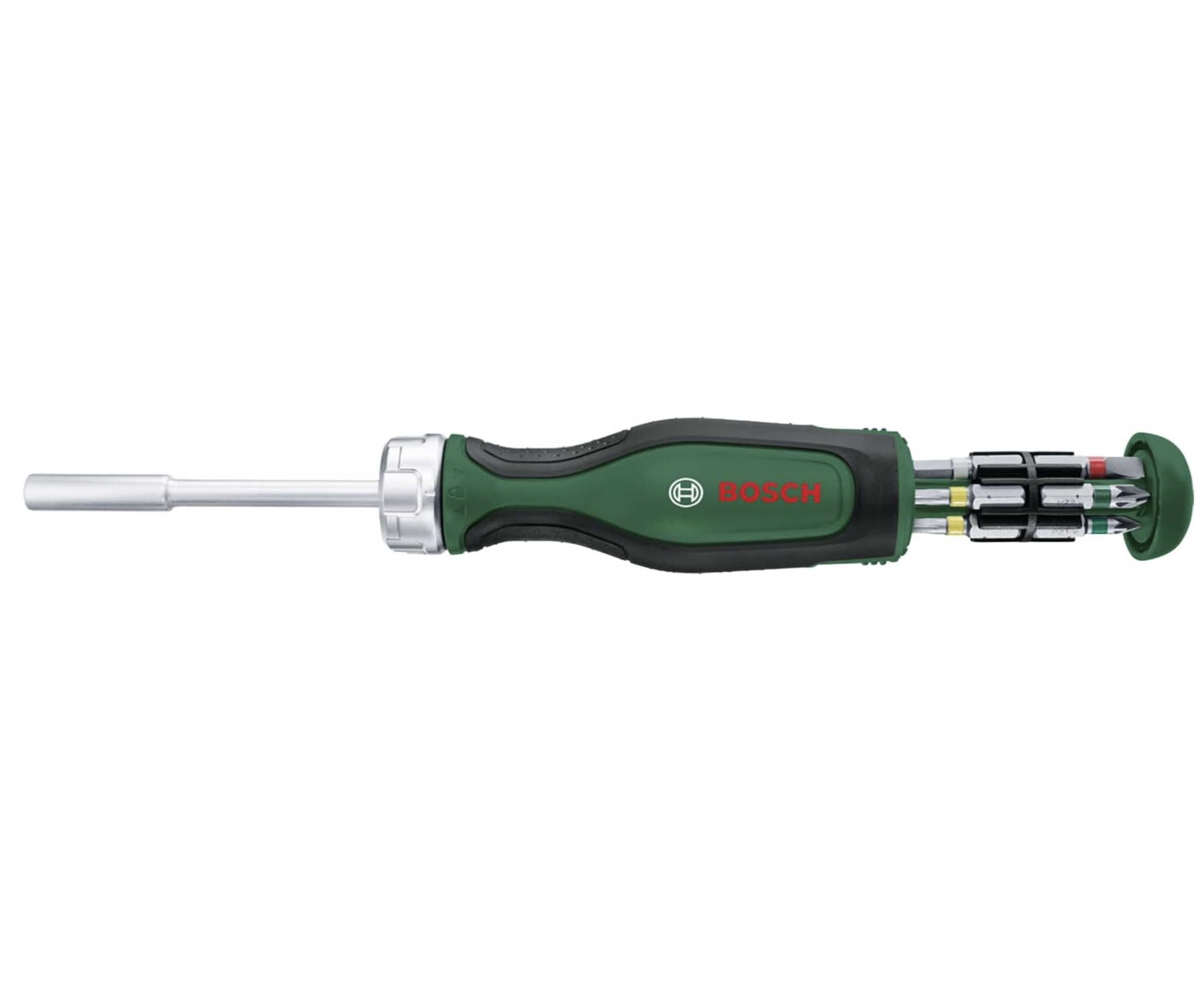 Bosch Ratschenschraubendreher mit Bit Magazin, 12-teilig für 14,99€ statt 19,49€ Bosch Ratschenschraubendreher mit Bit Magazin, 12 teilig für 14,99€ statt 19,49€