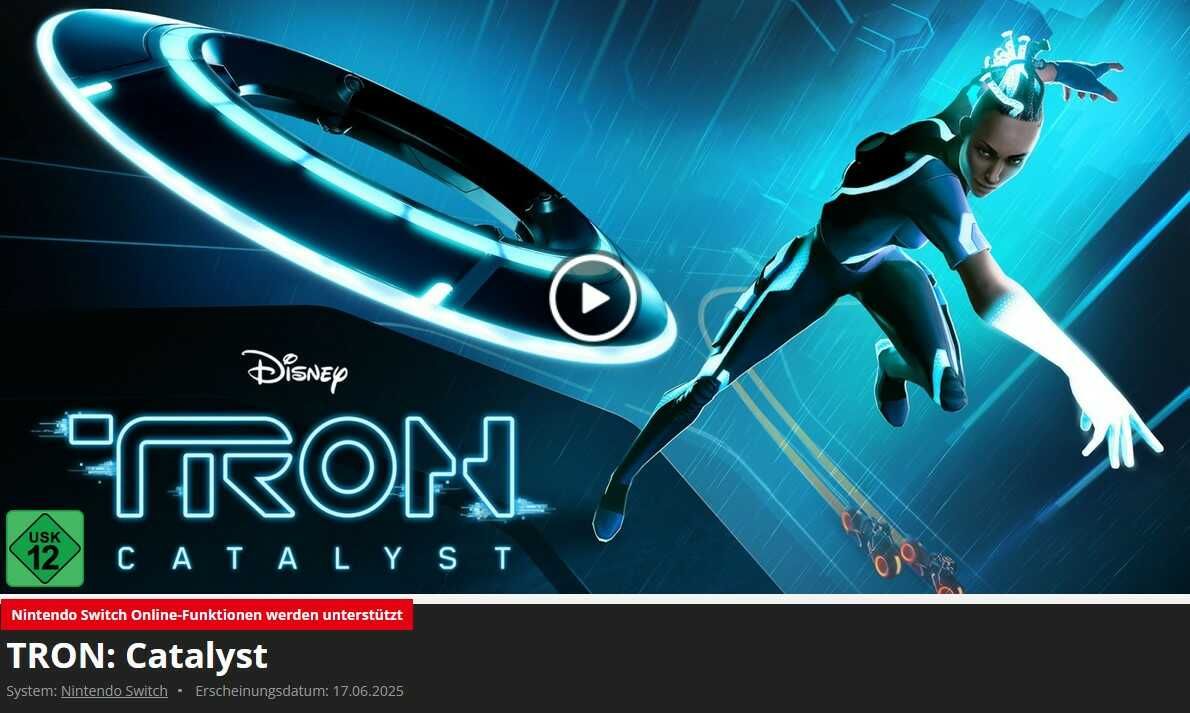 TRON: Catalyst (Nintendo Switch) für 16,74€ statt 29,99€