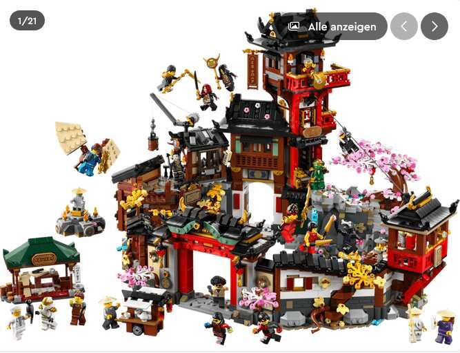 Lego Ninjago 15 jähriges Jubiläum der Alten Stadt 299,99€ statt 356,77€