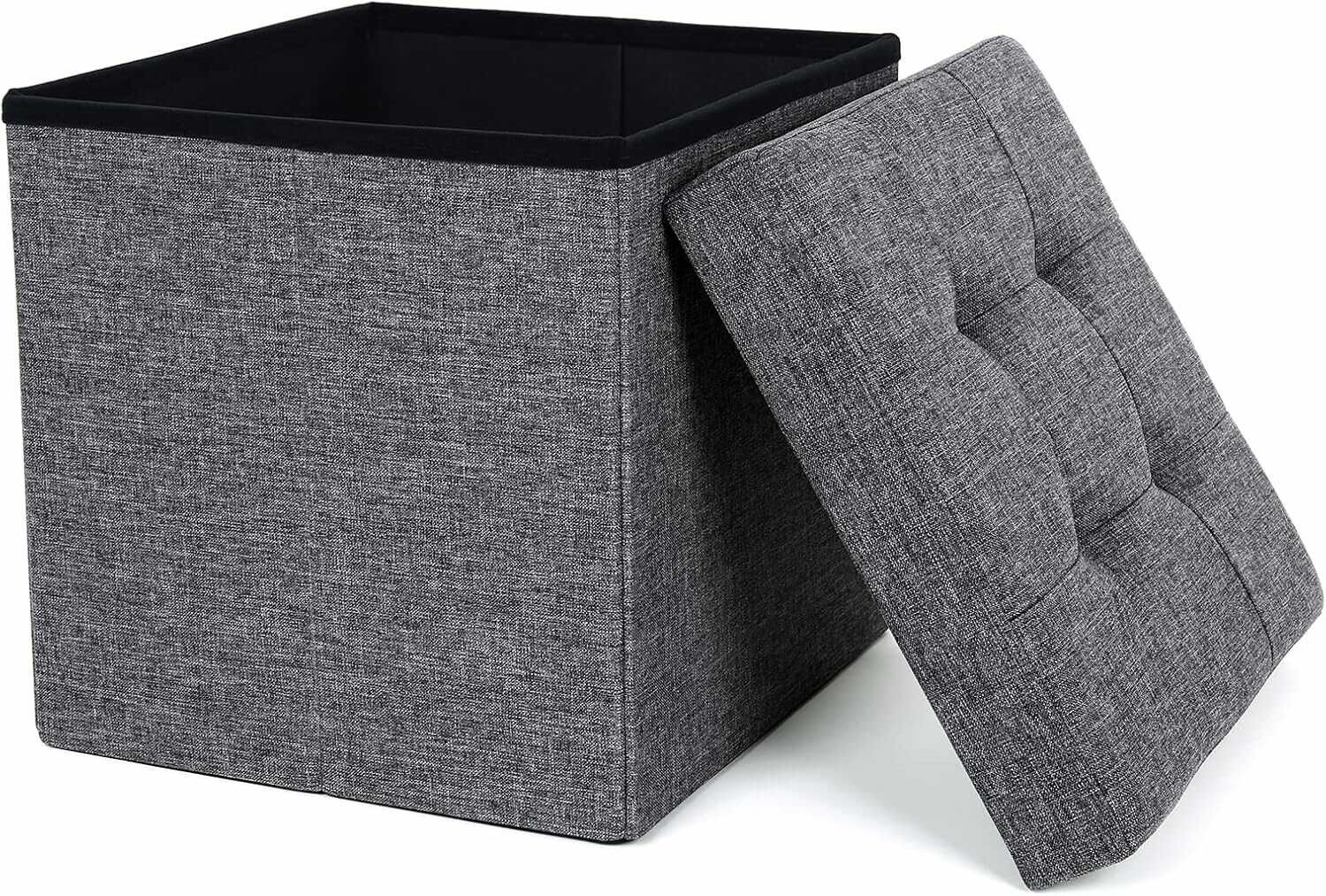 SONGMICS Sitzhocker mit Stauraum, faltbar, 38 x 38 x 38 cm 11,76€ statt 14,99€ SONGMICS Sitzhocker mit Stauraum, faltbar, 38 x 38 x 38 cm 11,76€ statt 14,99€