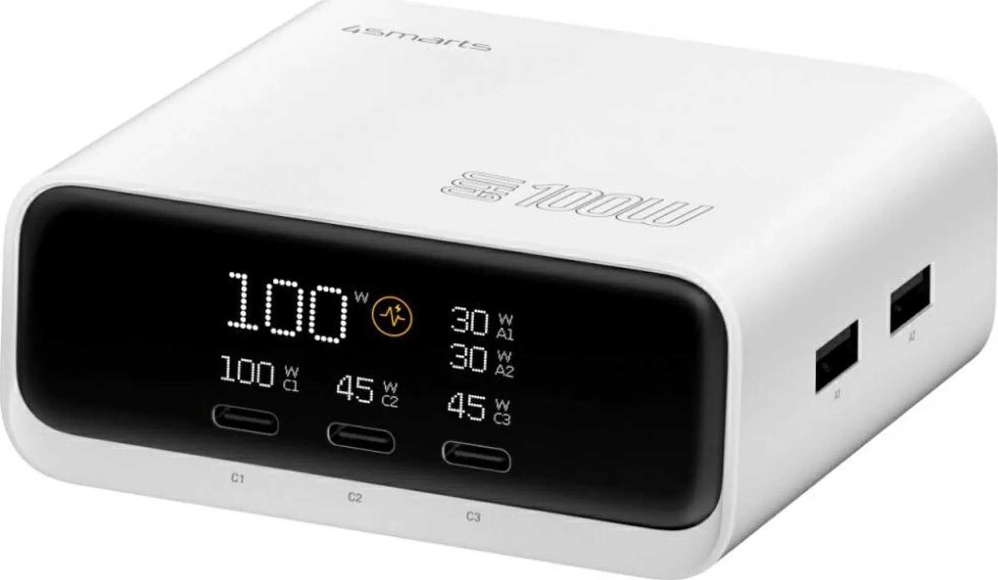 4Smarts GaN Ladegerät mit Display | 100 W