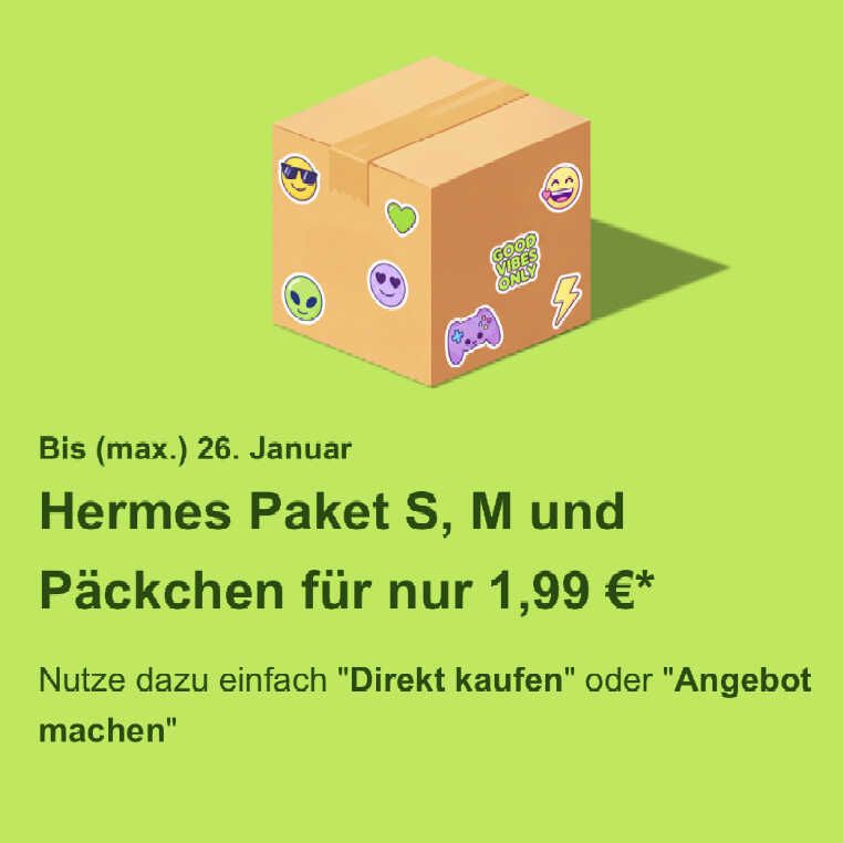 📦 Kleinanzeigen: Hermes Paketversand nur 1,99€   gilt für S, M & Päckchen