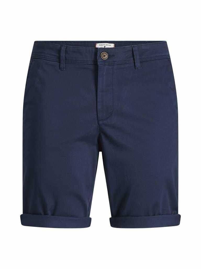 [Prime] Jack & Jones Bowie Chino Short • 98% Baumwolle • Navy • Regular Fit • XS   L & XXL