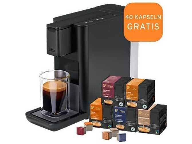 TCHIBO Qbo ICONIC + 40 Kapseln Kapselmaschine (Online & Offline) 39€ statt 49€ TCHIBO Qbo ICONIC + 40 Kapseln Kapselmaschine (Online & Offline) 39€ statt 49€