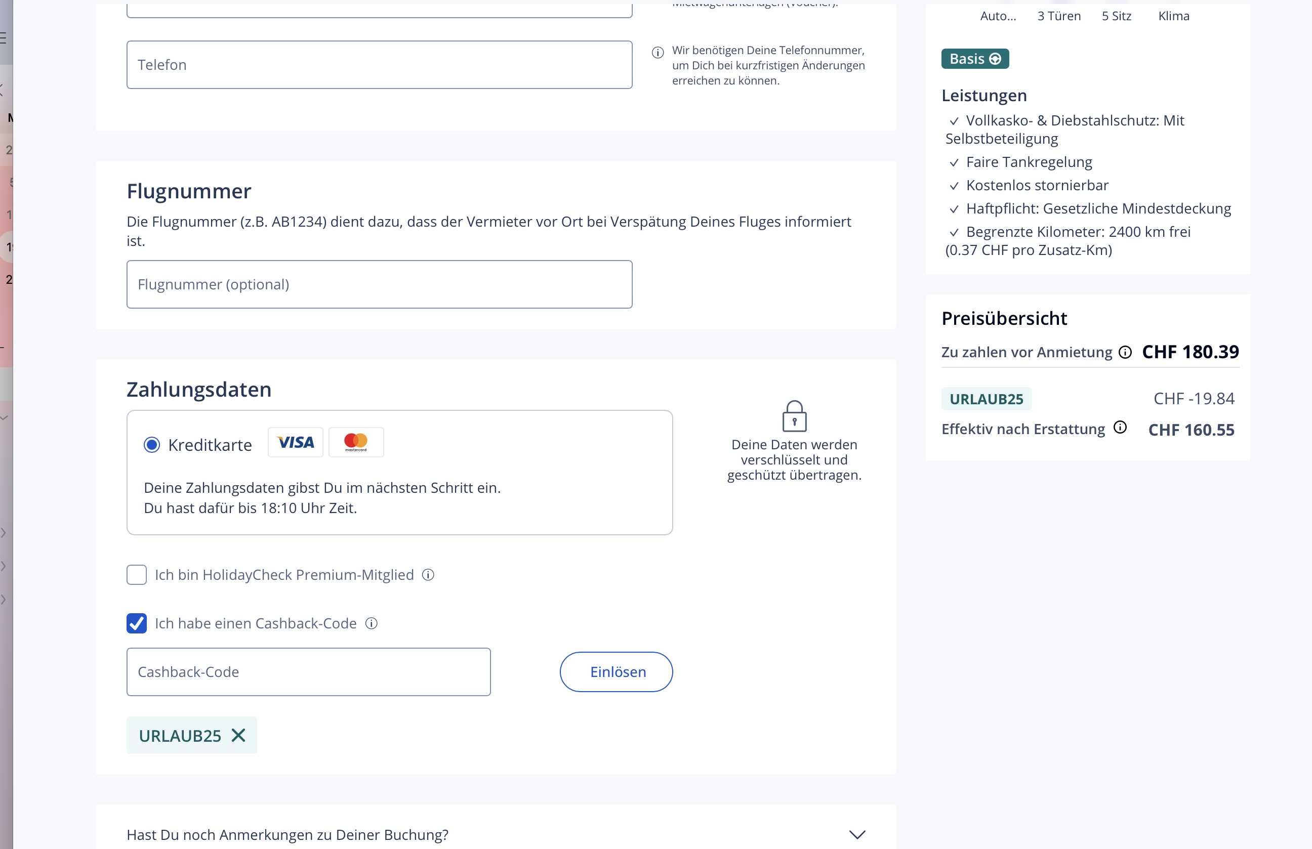 HolidayCheck Mietwagen Hack – 11 % statt 10 % Rabatt + zusätzlich - 15 Euro Rabatt HolidayCheck Mietwagen Hack – 11 % statt 10 % Rabatt + zusätzlich 15 Euro Rabatt