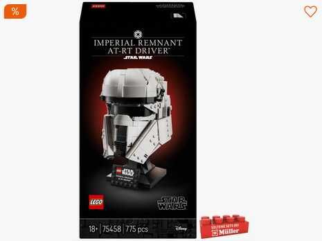 LEGO Star Wars 75458 Helm eines AT-RT-Piloten des Restimperiums 54,95€ statt 62,76€ LEGO Star Wars 75458 Helm eines AT RT Piloten des Restimperiums 54,95€ statt 62,76€