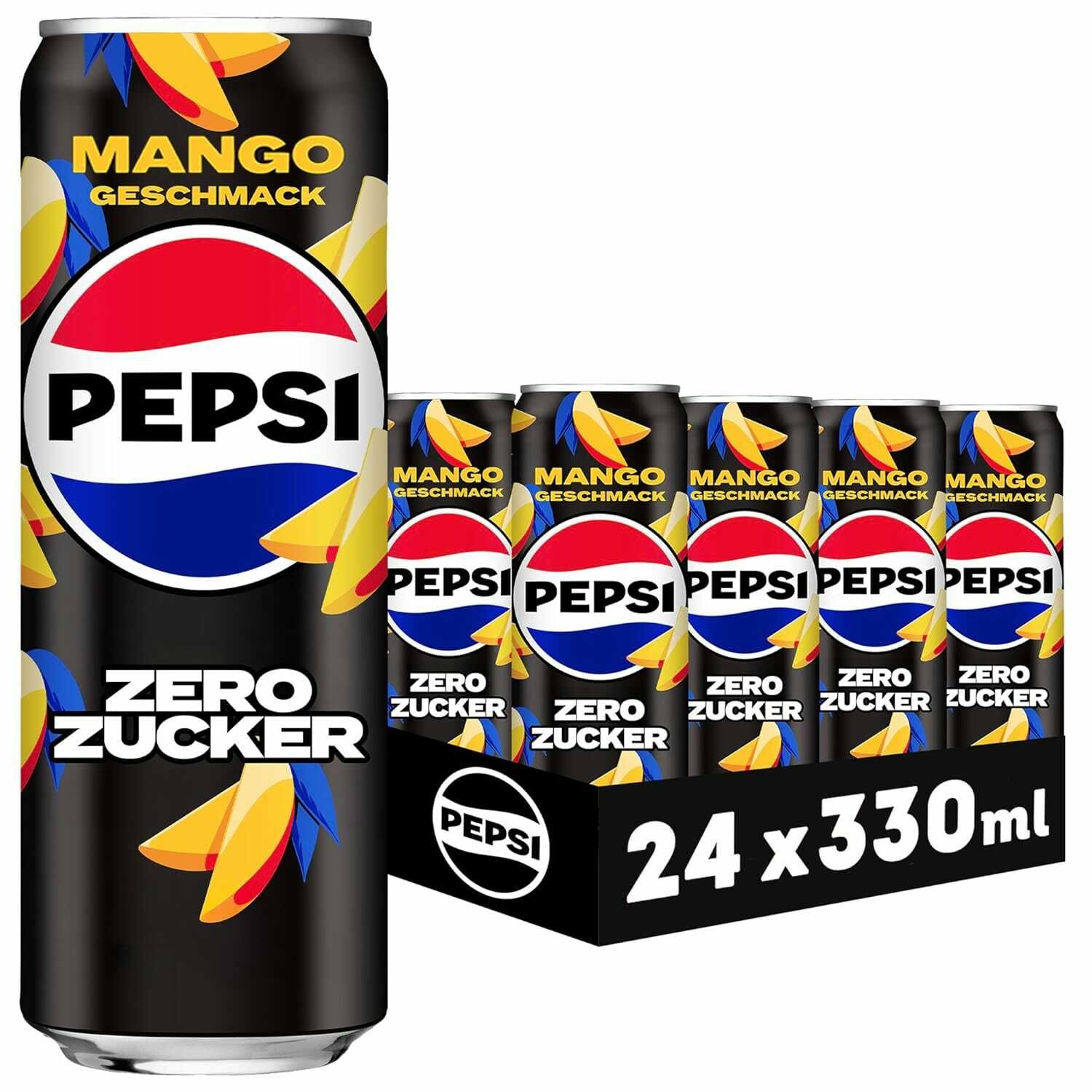 24 x 0.33 l Pepsi Zero Zucker Mango  14,99€ statt 19,90€