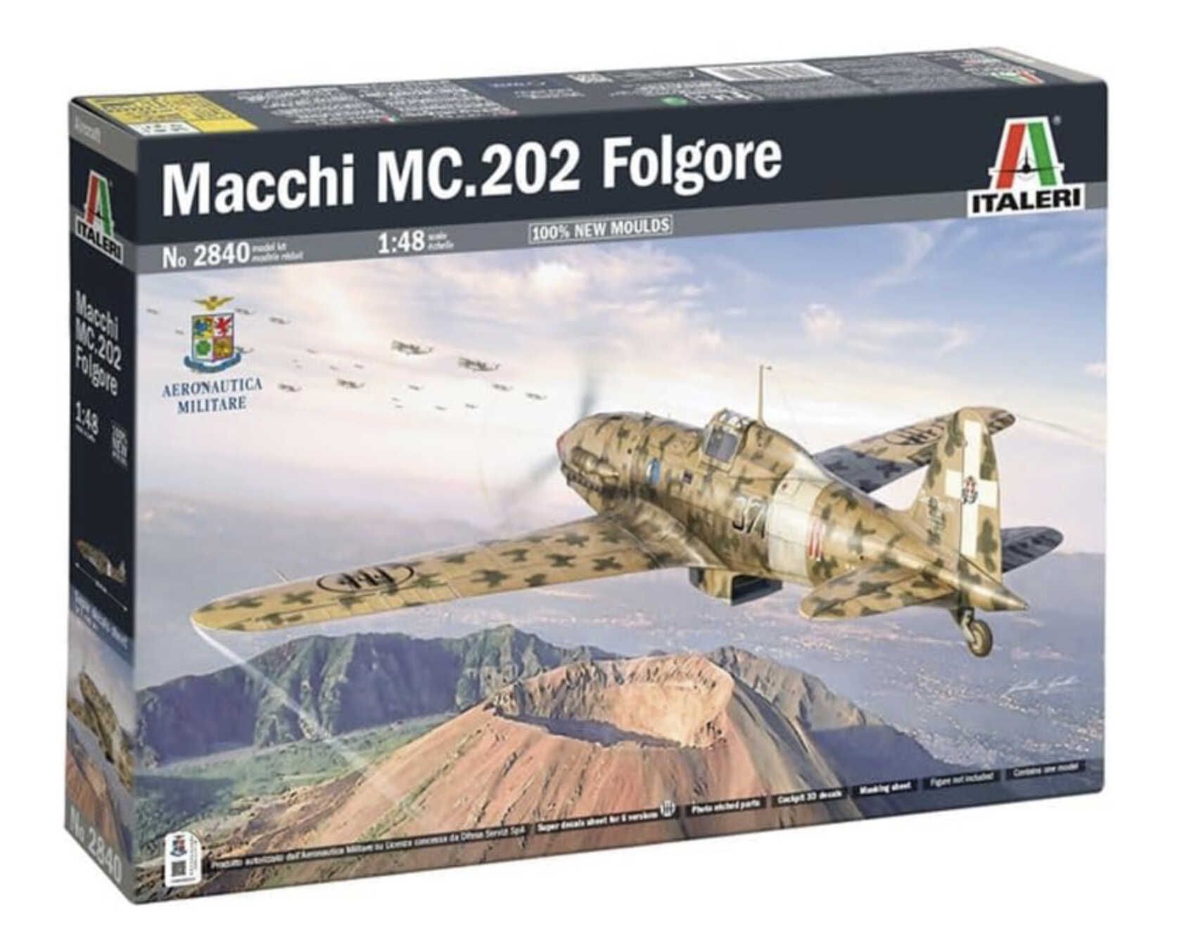 Italeri 2840 Macchi MC.202 Folgore, Maßstab 1:48 für 29,99€ statt 38,30€ Italeri 2840 Macchi MC.202 Folgore, Maßstab 1:48 für 29,99€ statt 38,30€