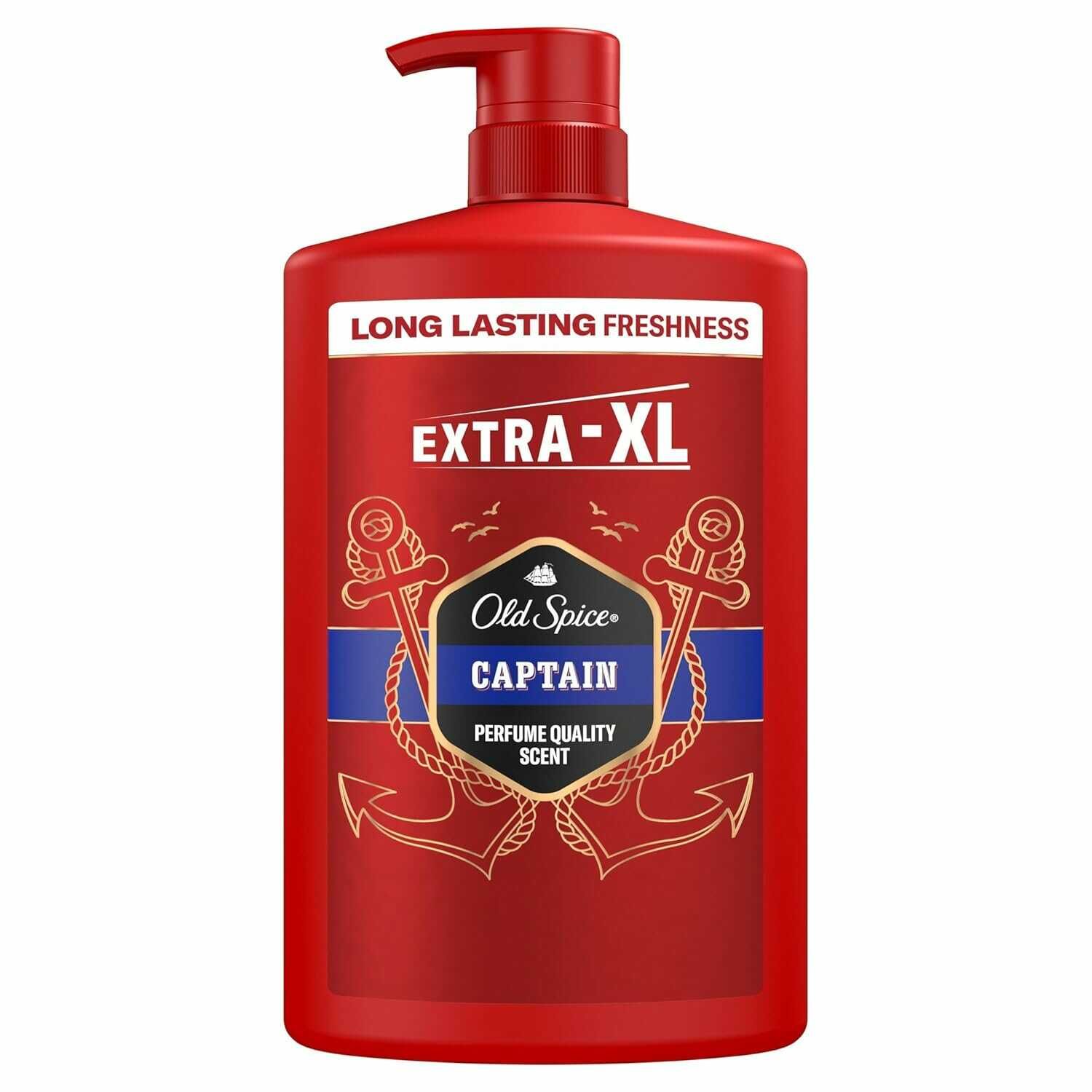 Old Spice Captain 3 in 1 Duschgel für Haar, Gesicht und Körper 1000 ml 6,29€ statt 8,99€