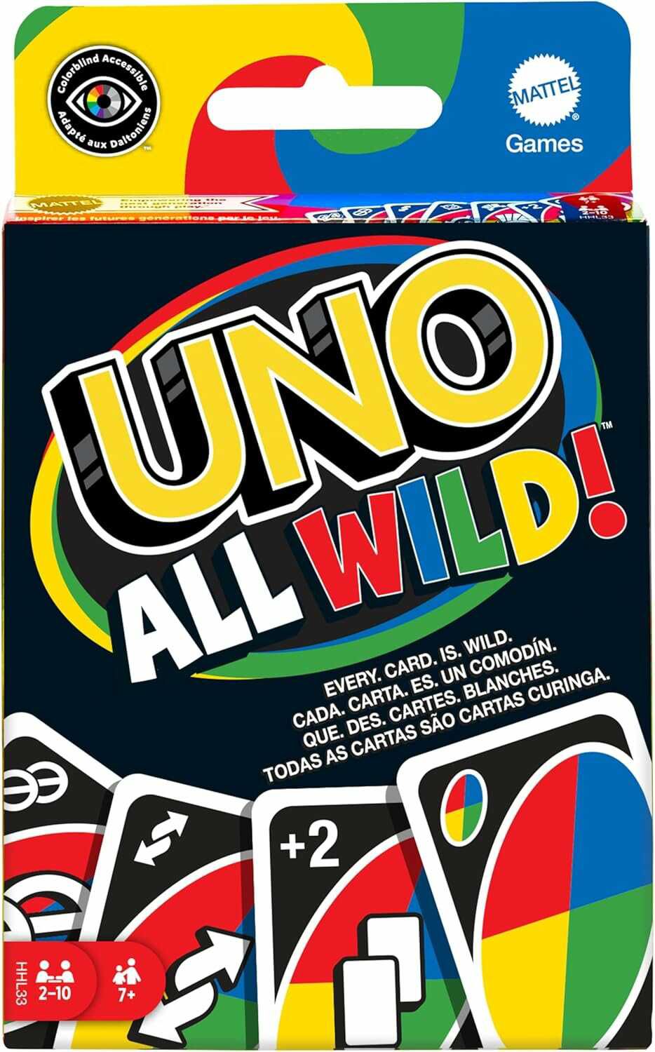Mattel Games   UNO All Wild Kartenspiel  5,49€ statt 9,90€