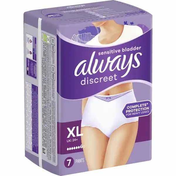 Rossmann App: Always Discreet Pants ab 3,78€ mit 60% Coupon (bis 15.03.)