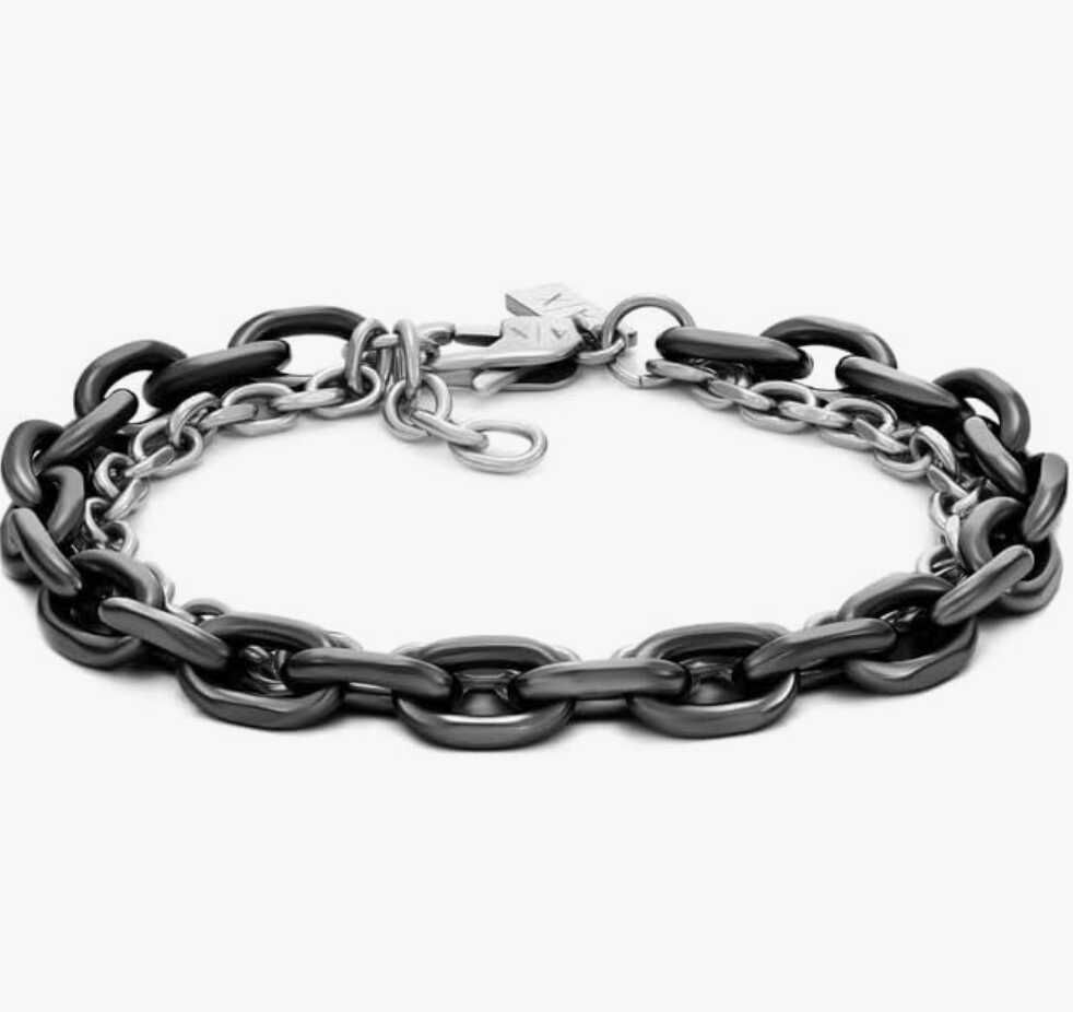 Armani Exchange AXG0161060 Herren Rotguss Edelstahl Armband für 44,39€ (statt 59€)