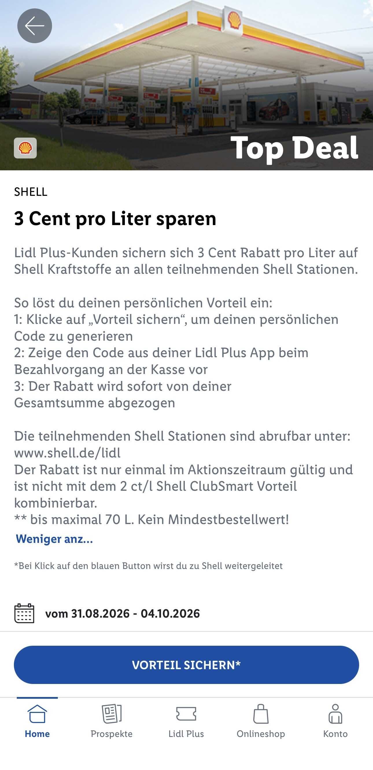 3 Cent pro Liter sparen bei Shell mit der App 3 Cent pro Liter sparen bei Shell mit der App
