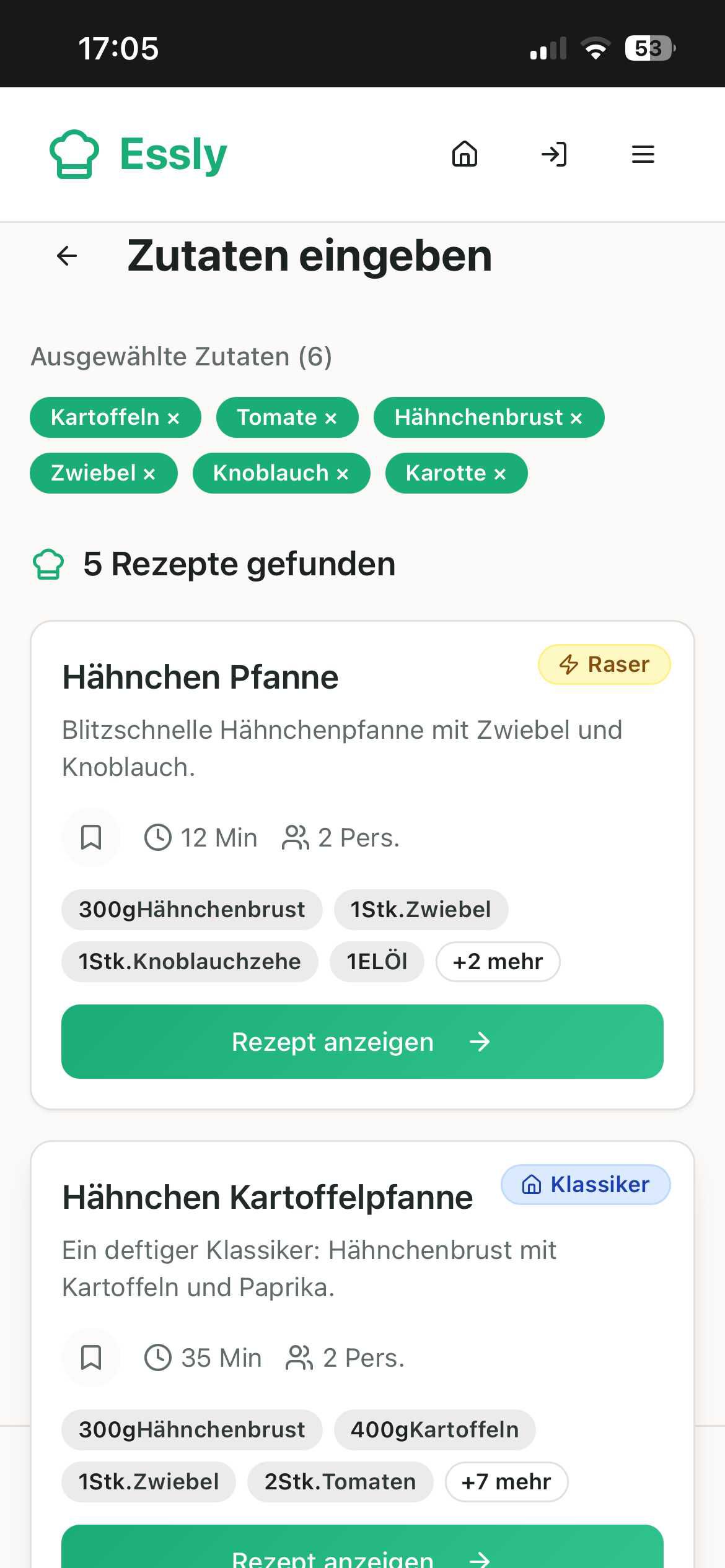 [Gratis Web App] Reste im Kühlschrank scannen + Rezept erhalten (gegen Lebensmittelverschwendung) – Kein Login nötig