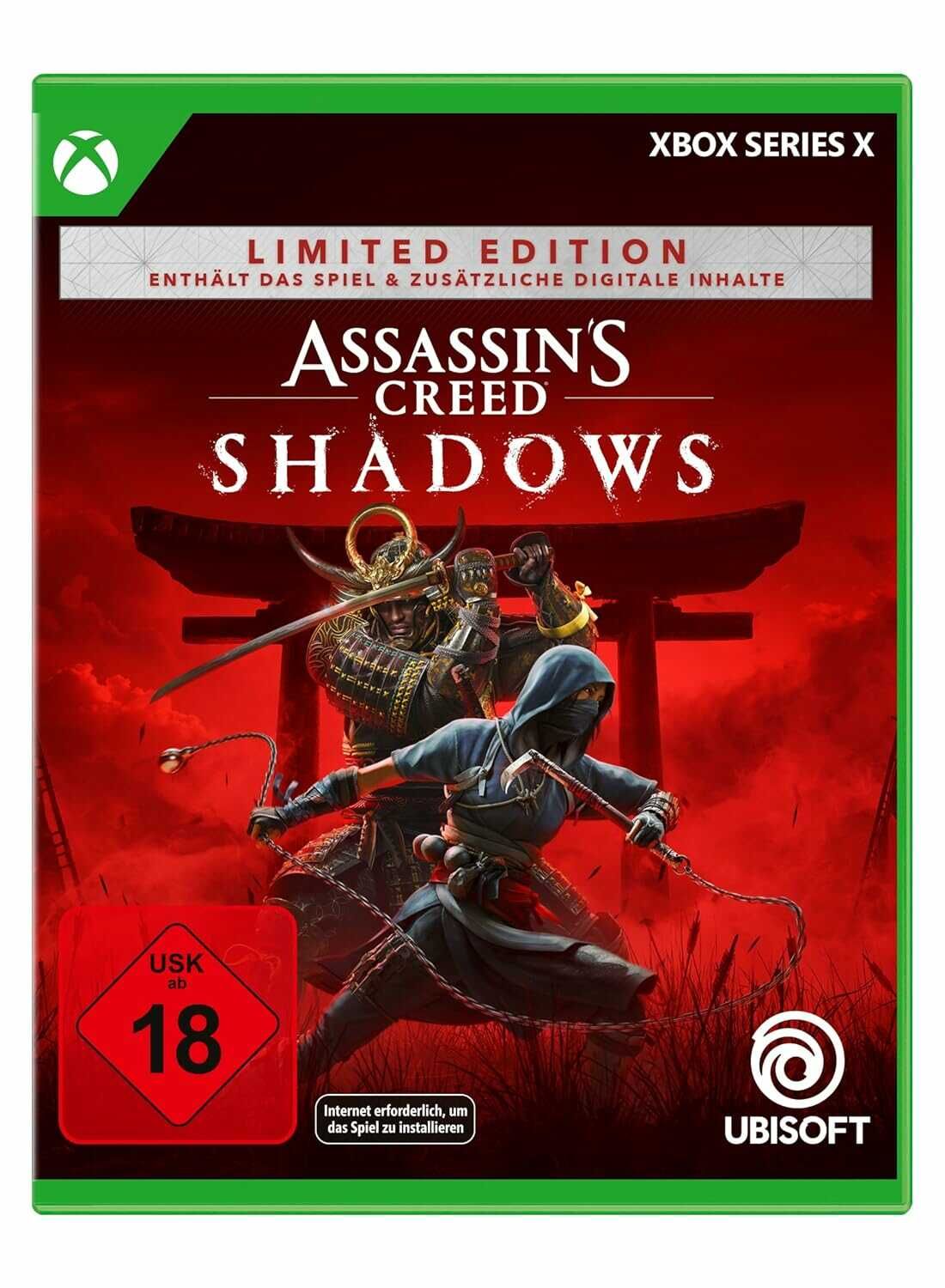 Assassin’s Creed Shadows – Limited Edition   Xbox Series X 37,99€ statt 49,99€