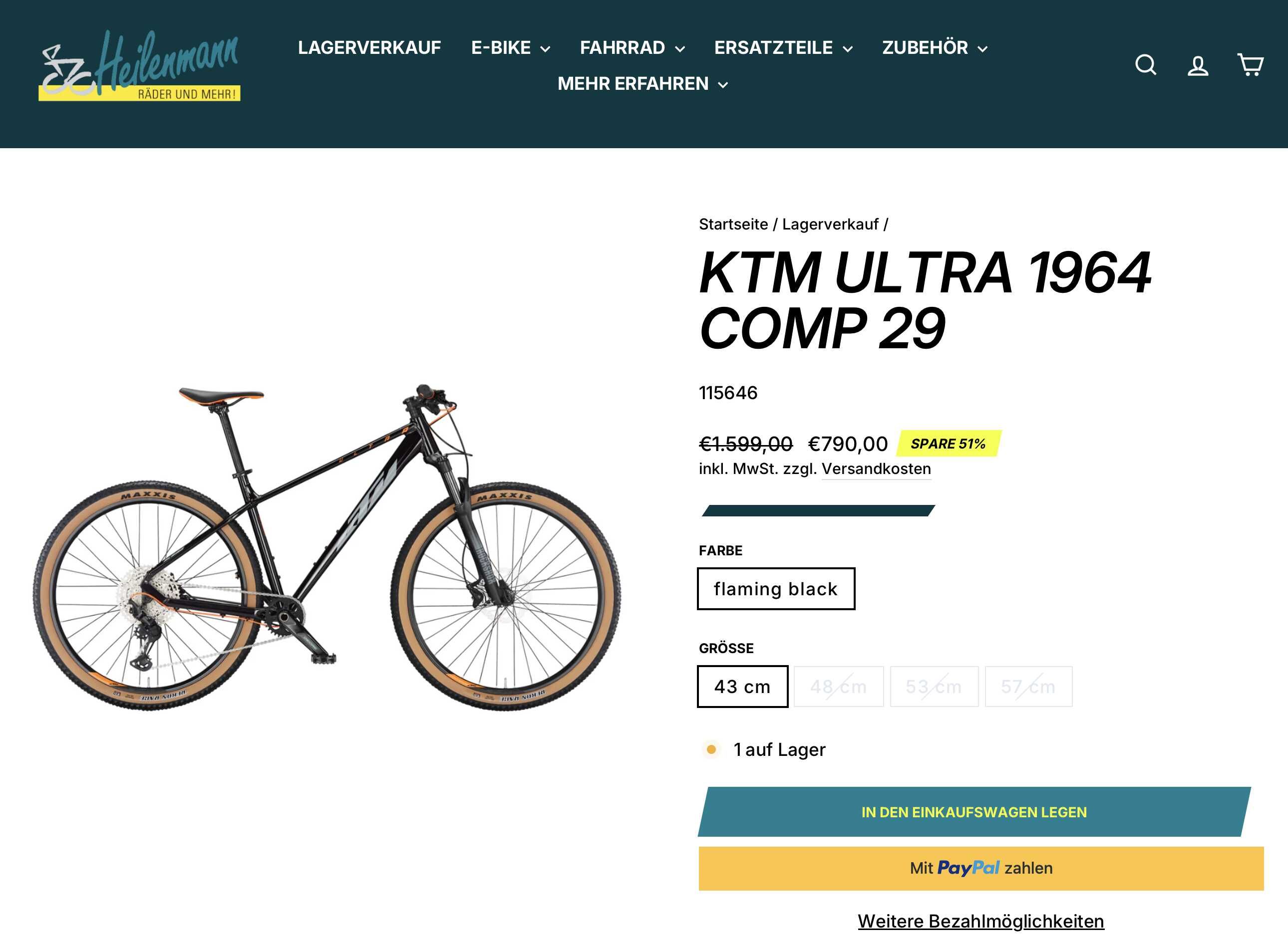 Fahhradlager Sale (mit und ohne Motor) bis zu 51%