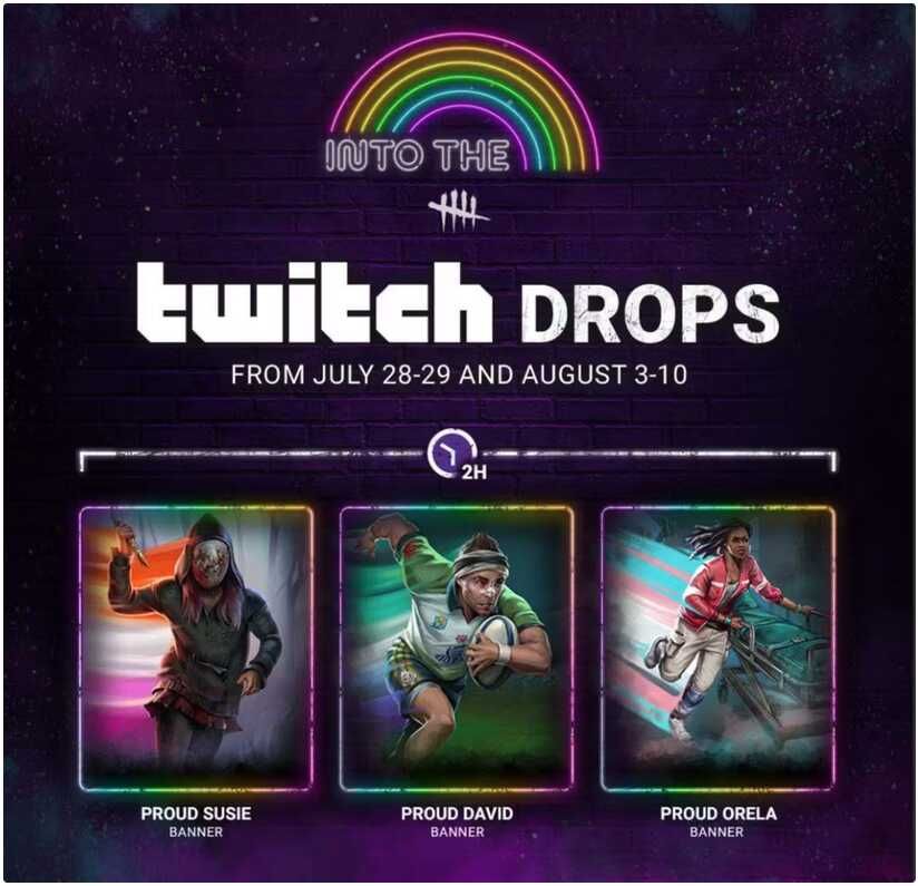 Twitch Drop | Dead by Daylight: Into the Rainbow (3x Banner) (28.07.26   10.08.26) | PC / Xbox / Playstation