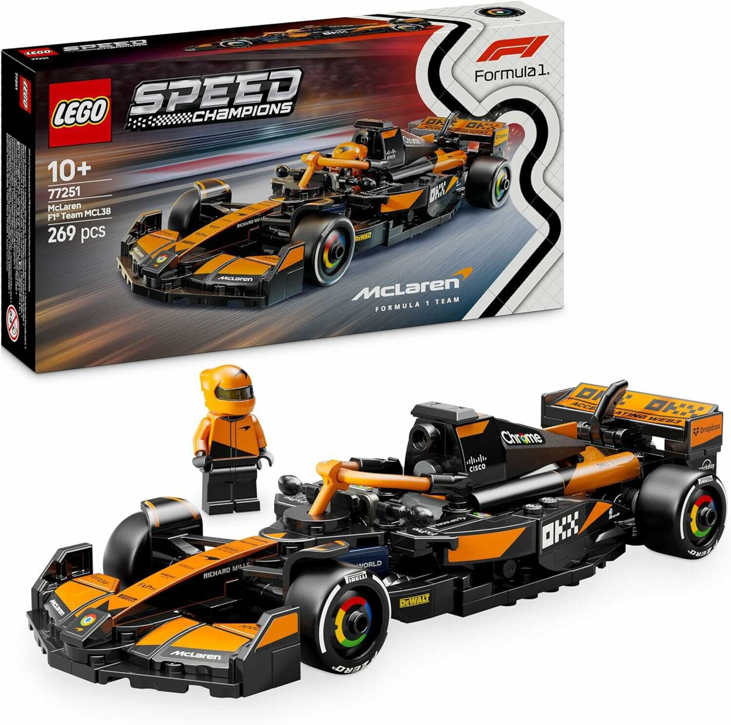 LEGO Speed Champions   McLaren F1 Team MCL38 Rennauto (77251) 14,99€ statt 20€