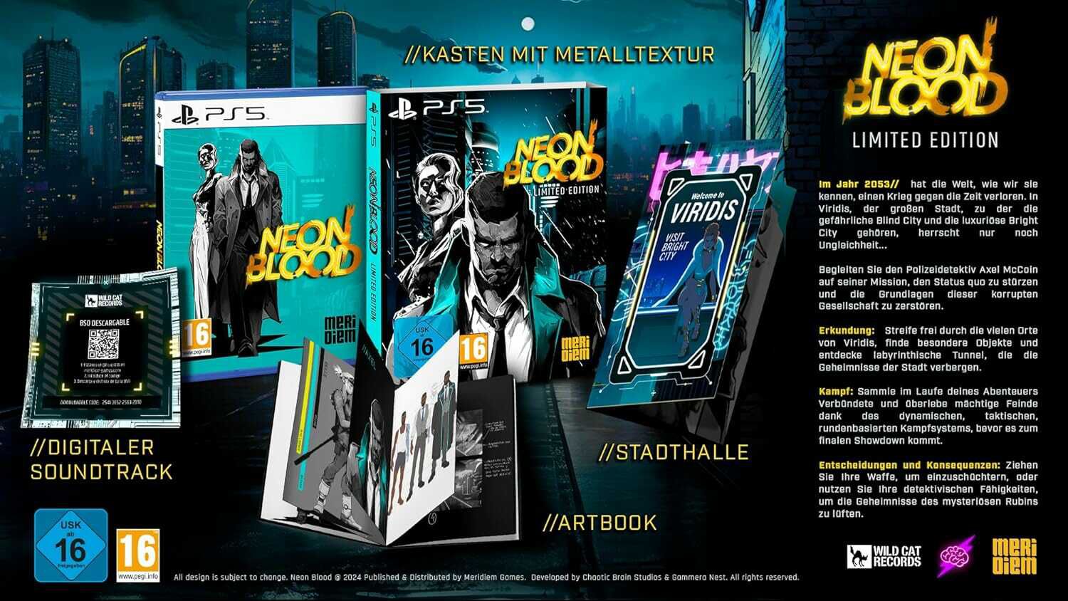 NEON BLOOD   LIMITED EDITION PS5 / Playstation 5     Für 15,58€ PVG 26,90€