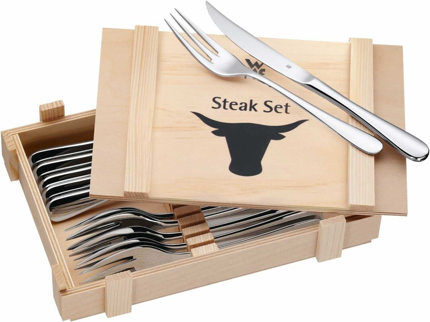 WMF Steakbesteck / Grillbesteck  12 teilig für 22,99€ statt 29,94€