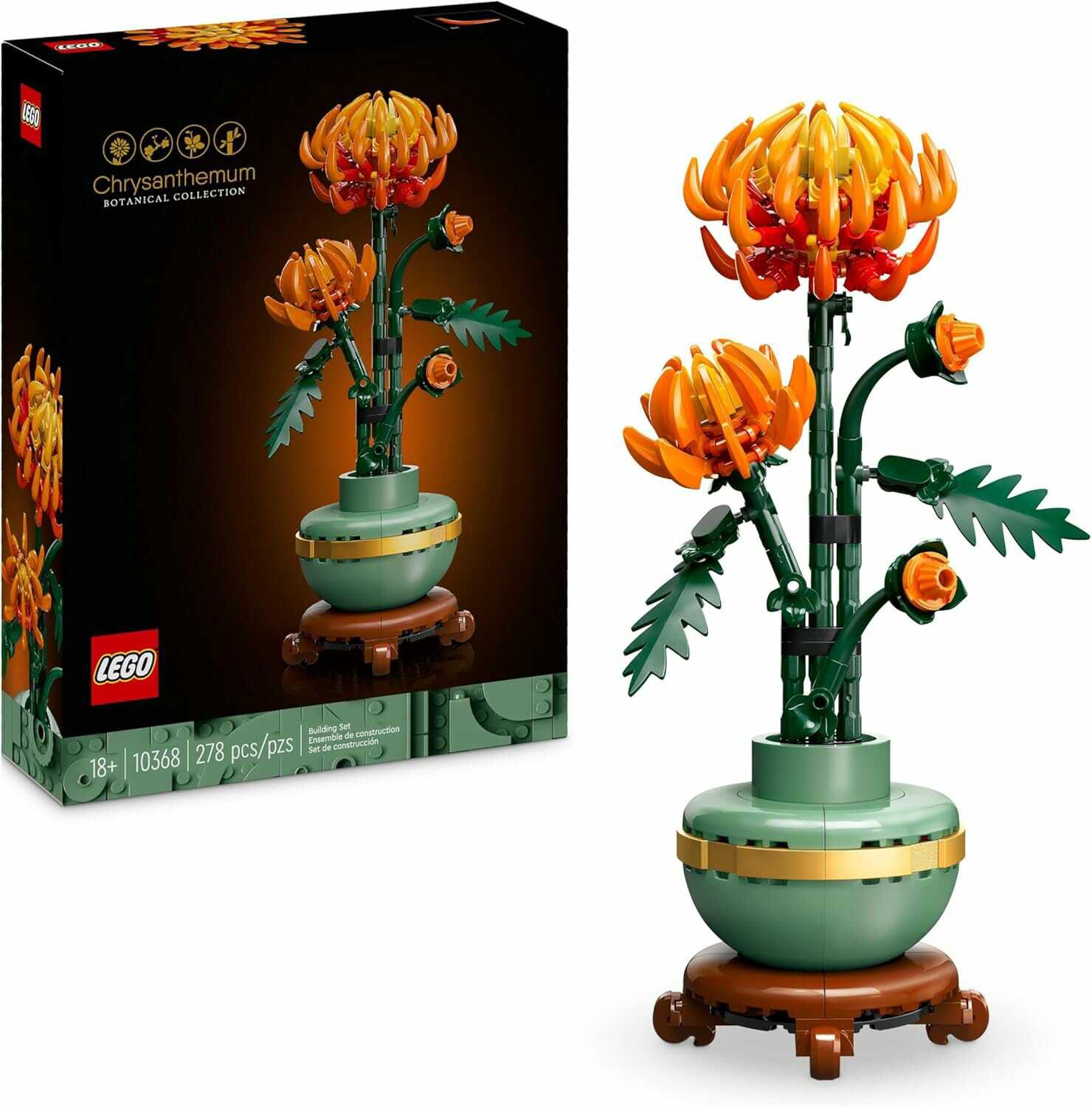 LEGO Botanicals Chrysantheme  Bauset 15,99€  statt 20,21€