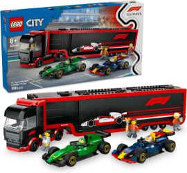 LEGO 60445 City   F1 Transporter mit RB20 & AMR24 F1 Rennautos für 59,99€ statt 69,46€