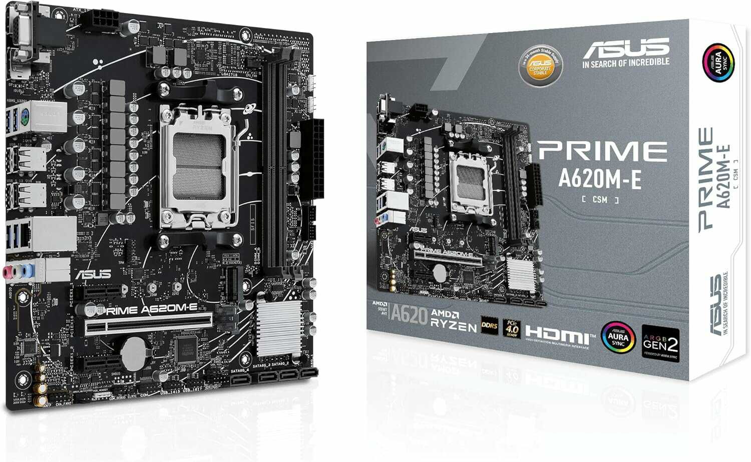 ASUS Prime A620M E CSM Mainboard Sockel AMD A620 81,90€ statt  103,90€