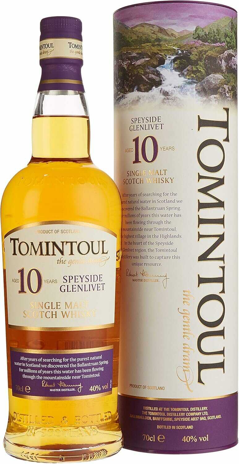 Tomintoul 10 Whisky 40% 0,7l 26,37€ statt 35,20€