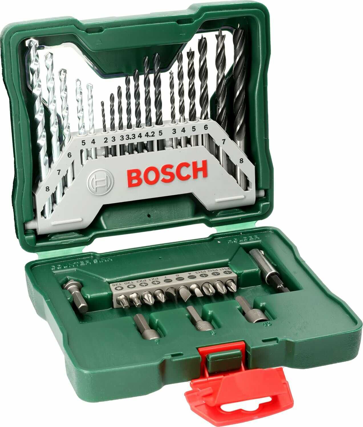 Bosch 33tlg. X Line Bohrer  und Schrauberbit Set (für Holz, Stein und Metall, Zubehör Bohrschrauber und Schraubendreher) für 11,49€ PVG 17,33€