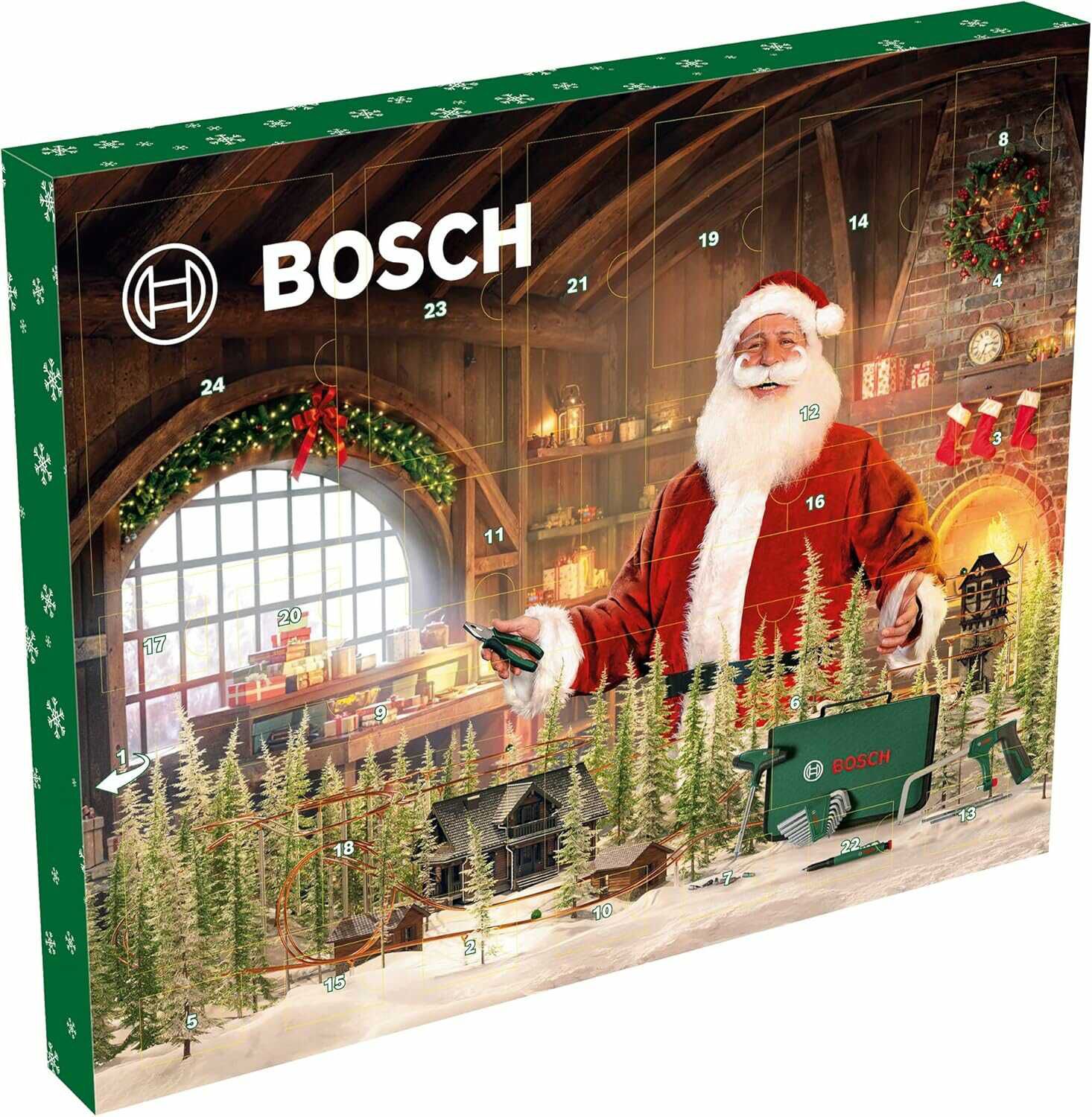 Bosch 41-tlg. Adventskalender 2025 (Set mit Bügelsäge, Bit-Schraubendreher mit T-Griff)  Für 38,49€ PVG 41,94€ Bosch 41 tlg. Adventskalender 2025 (Set mit Bügelsäge, Bit Schraubendreher mit T Griff)  Für 38,49€ PVG 41,94€