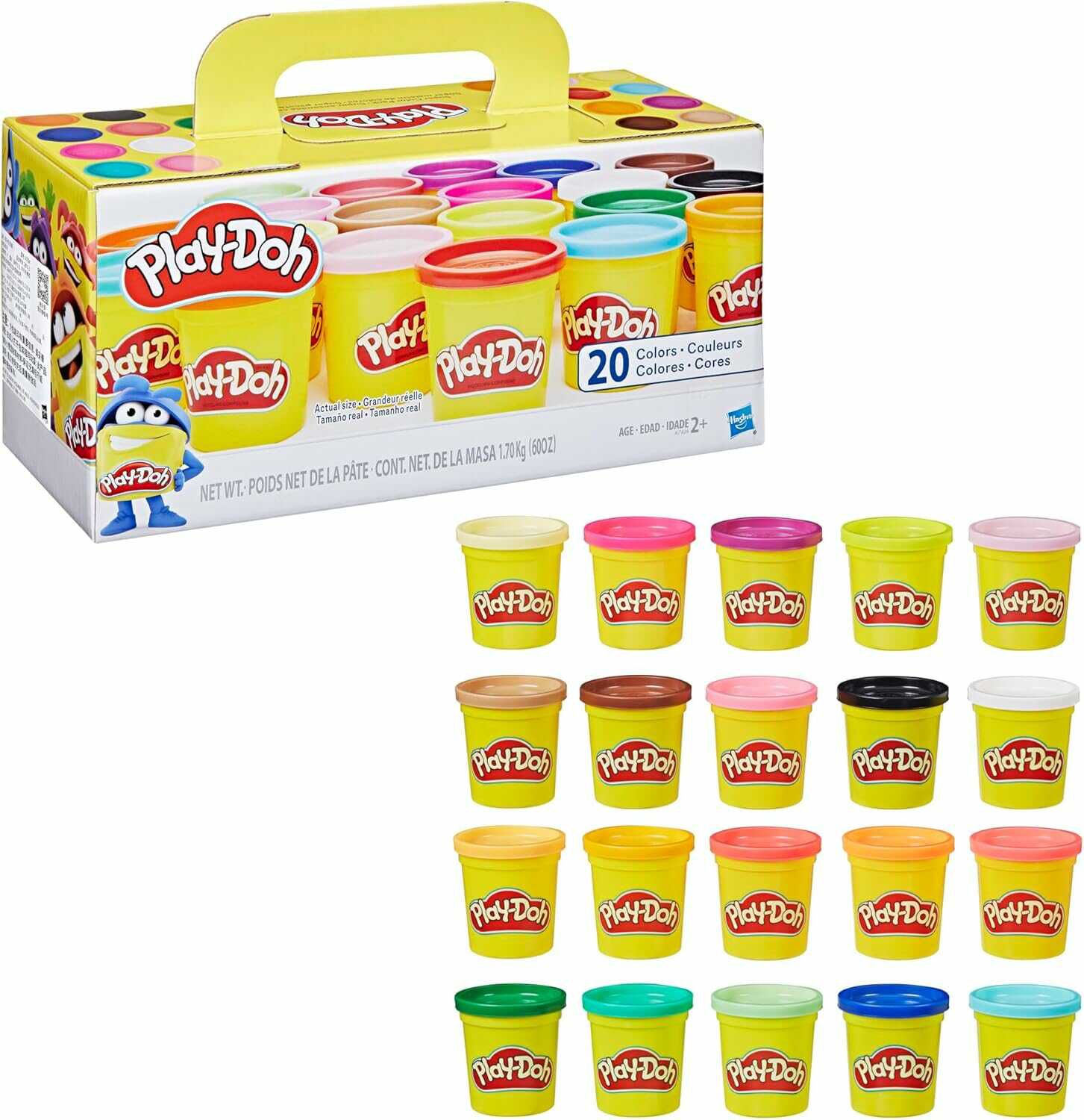 Play Doh Super Colour Set mit 20 Dosen (1,6kg)   13,99€ statt  19,94€